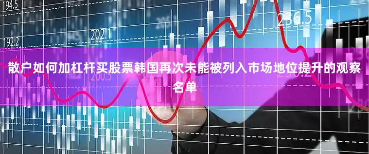 散户如何加杠杆买股票韩国再次未能被列入市场地位提升的观察名单