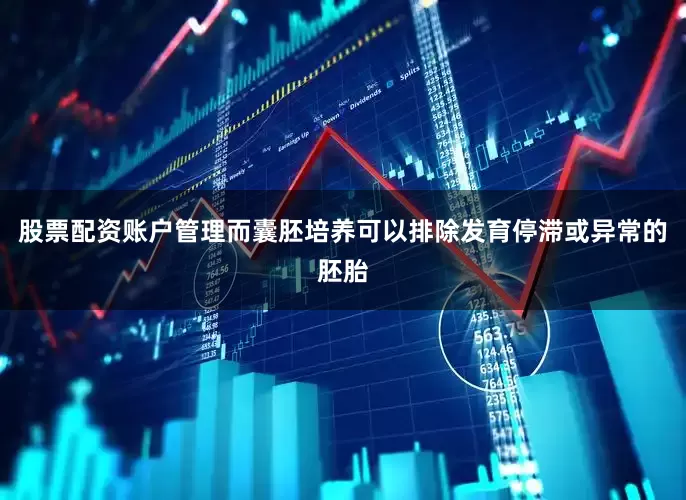 股票配资账户管理而囊胚培养可以排除发育停滞或异常的胚胎